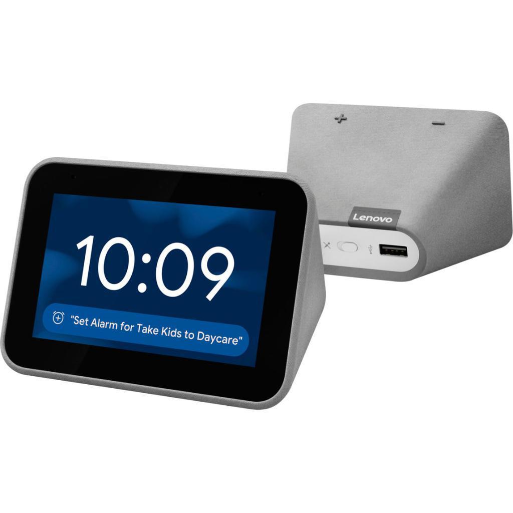 Lenovo Smart Clock Bluetooth speakers - Gray Refurbished - Lenovo refurbished available on Backmarket