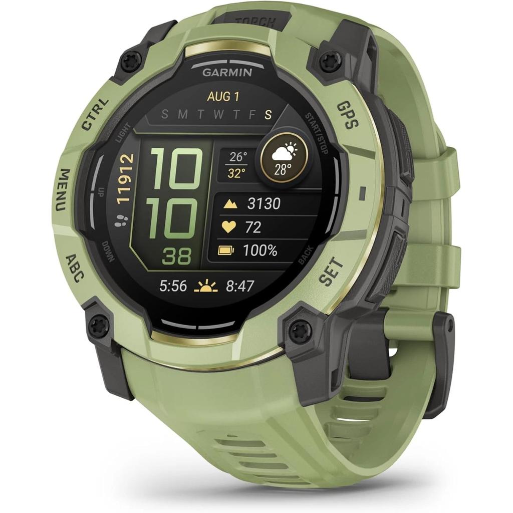 Garmin Instinct 3 Bluetooth 50 mm - Green Refurbished - Garmin refurbished available on Backmarket