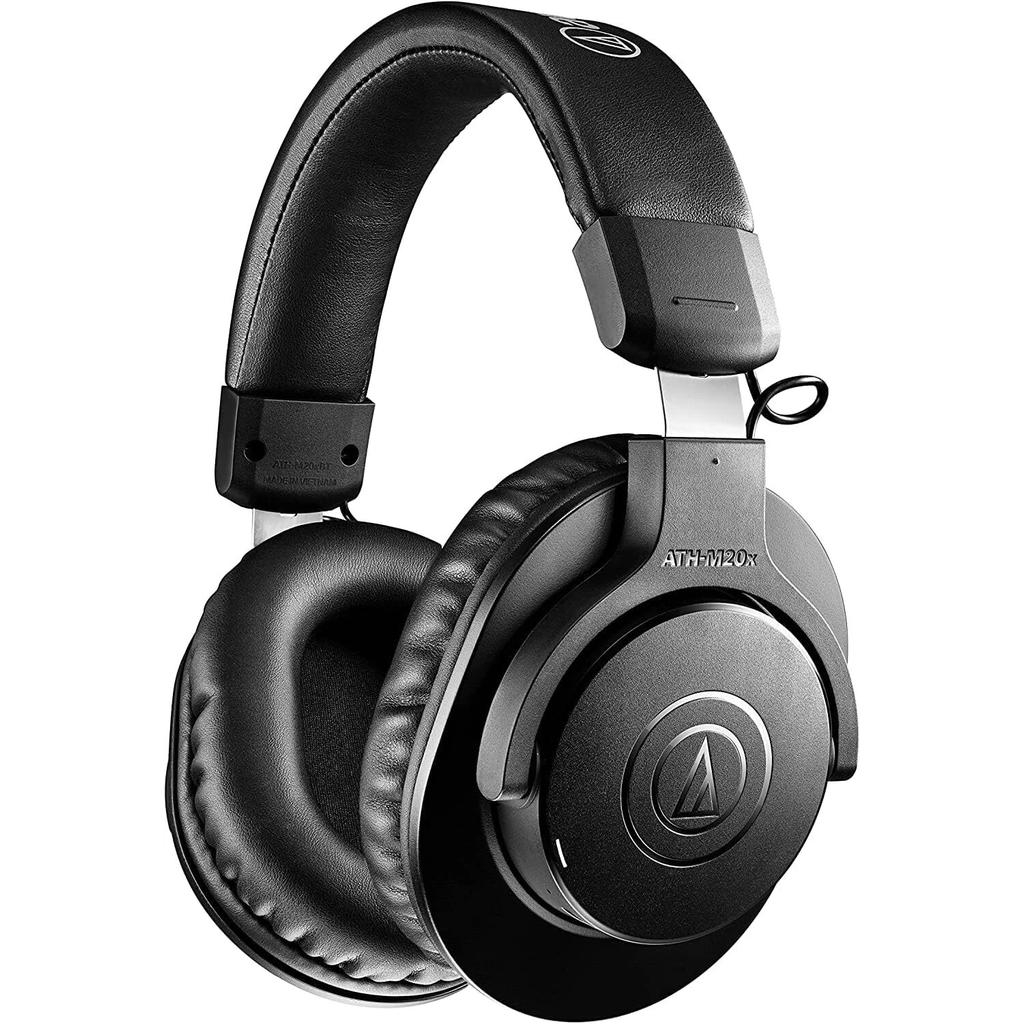 Audio-Technica ATH-M20xBT Headphone Bluetooth with microphone - Black Refurbished - Audio-Technica refurbished available on Backmarket