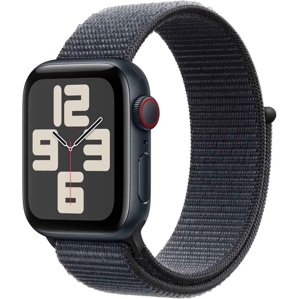 Apple Watch Series SE 2 (2022) GPS + Cellular 40 mm - Aluminium Midnight - Sport loop Black Reconditionné - Apple refurbished available on Backmarket