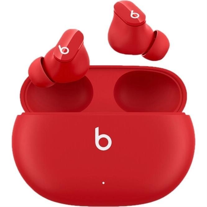 Beats By Dr. Dre Studio Buds Earbud Noise-Cancelling Bluetooth Earphones - Red Refurbished - Beats by Dr. Dre refurbished available on Backmarket