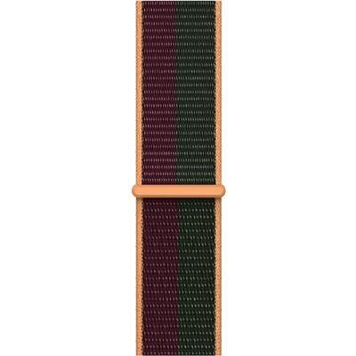 Apple Watch Sport Loop 45mm - Dark Cherry/Forest Green Reconditionné - Apple refurbished available on Backmarket