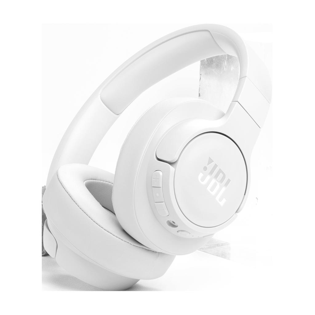 Jbl Tune 770NC Noise cancelling Headphone Bluetooth with microphone - White Reconditionné - JBL refurbished available on Backmarket