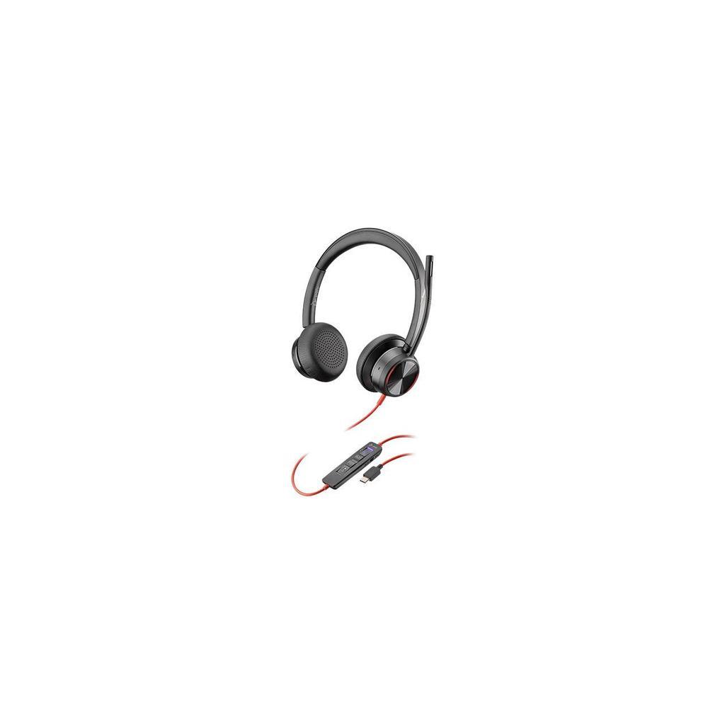 Plantronics Blackwire 8225 Headphone with microphone - Black Refurbished - Plantronics refurbished available on Backmarket