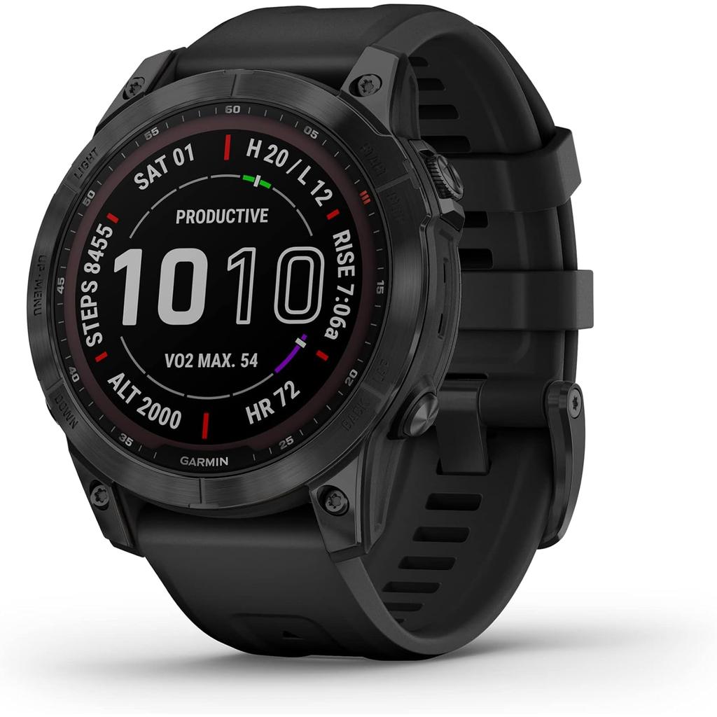 Garmin Fenix 7 Sapphire Solar Bluetooth + Cellular 40 mm - Black Reconditionné - Garmin refurbished available on Backmarket