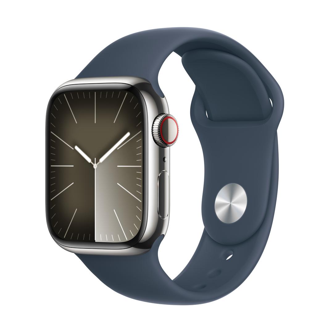 Apple Watch Series 9 (2023) GPS + Cellular 41 mm - Stainless steel Silver Refurbished - Apple refurbished available on Backmarket