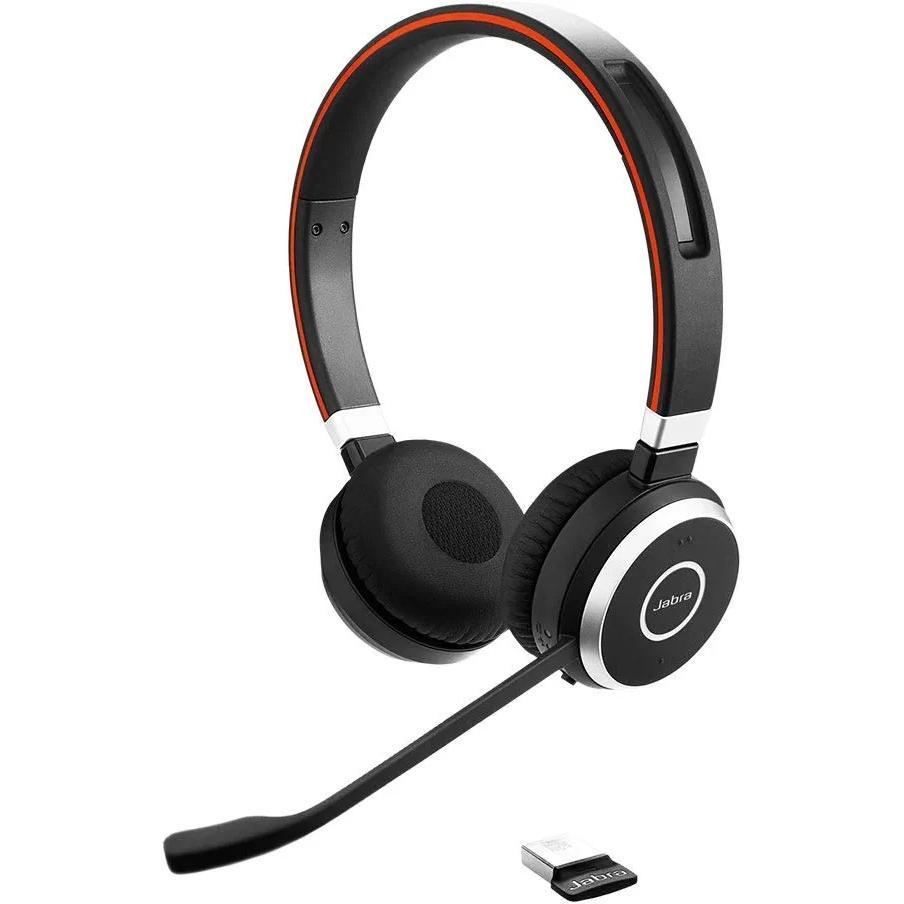 Jabra Evolve 65 Noise cancelling Headphone Bluetooth with microphone - Black Refurbished - Jabra refurbished available on Backmarket