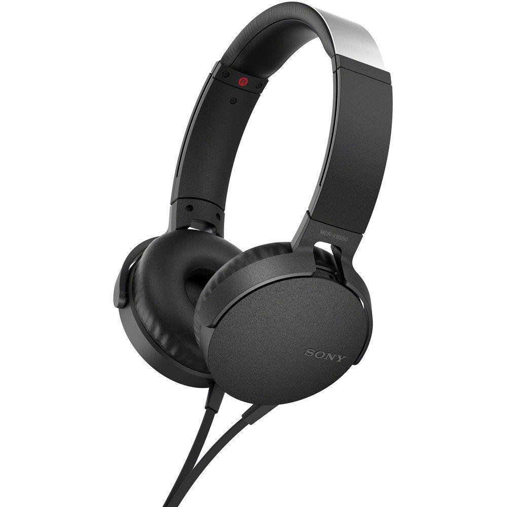 Sony MDR-XB550AP Headphone with microphone - Black Reconditionné - Sony refurbished available on Backmarket