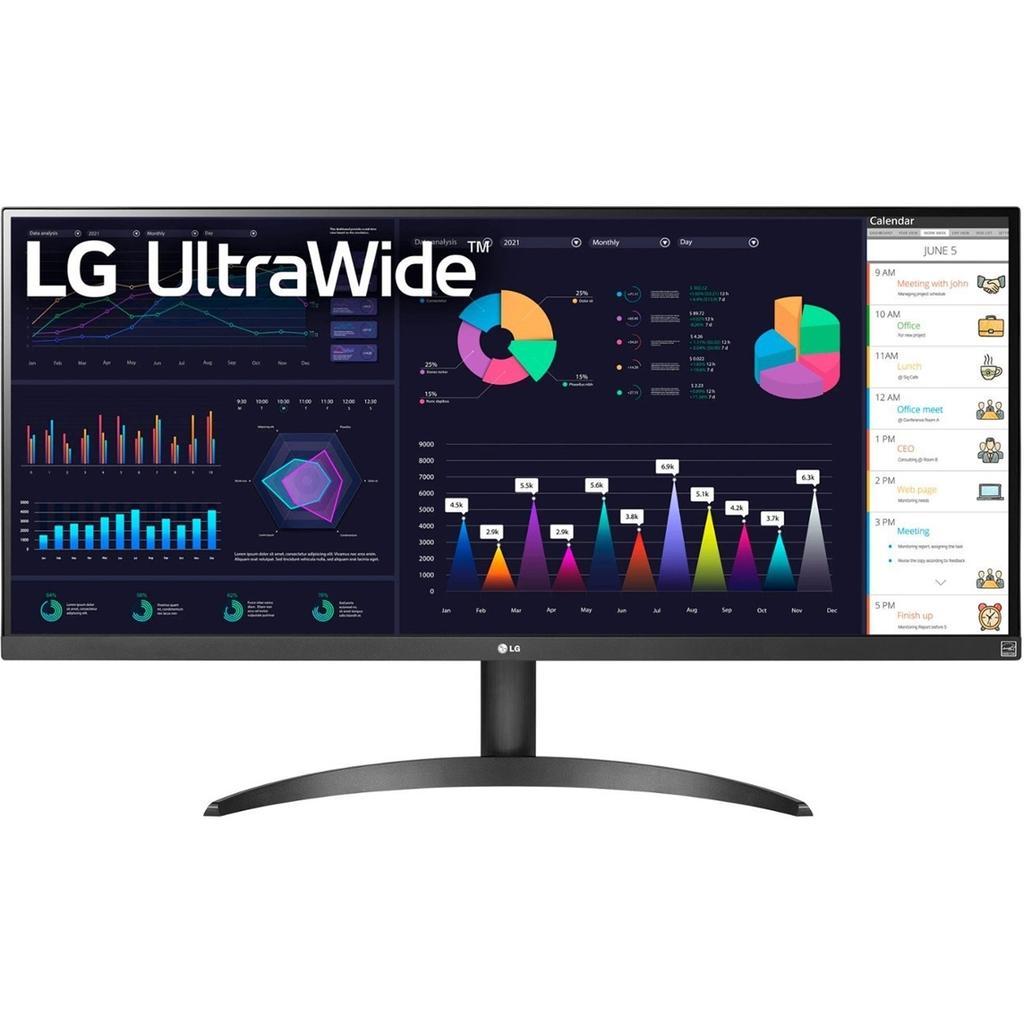 LG 34-inch Monitor 2560 x 1080 LED (34WQ500-B) Refurbished - LG Electronics refurbished available on Backmarket