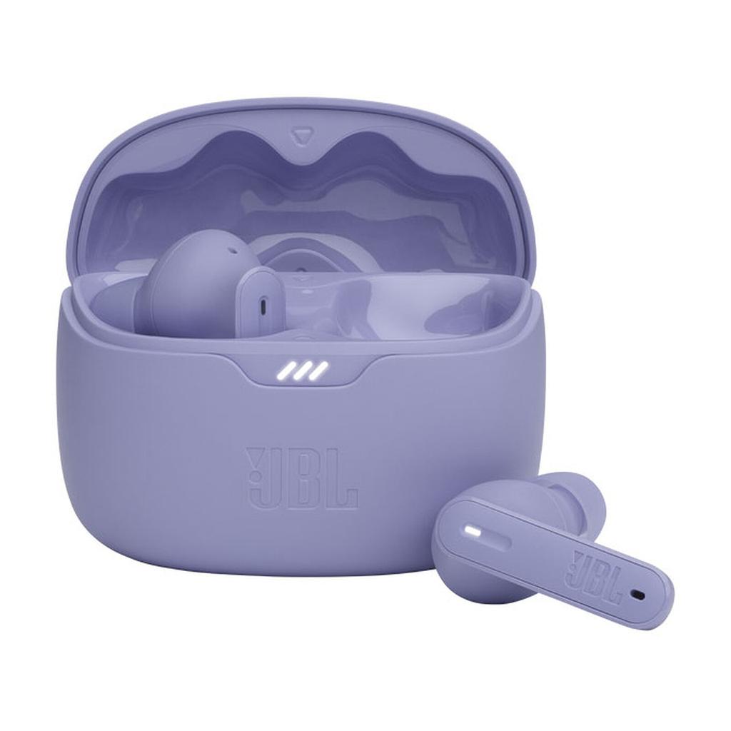 JBL Tune Beam Earbud Noise-Cancelling Bluetooth Earphones - Purple Refurbished - JBL refurbished available on Backmarket