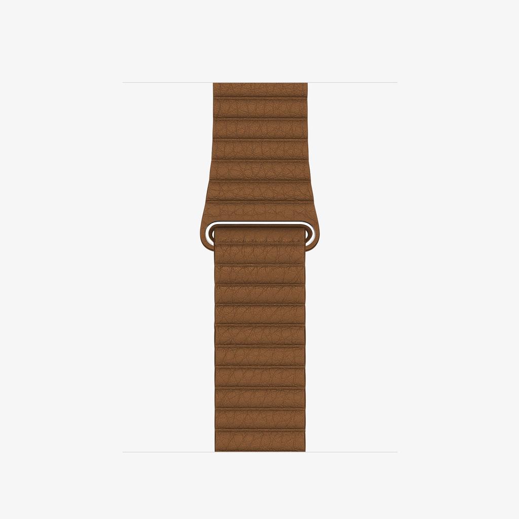 Apple Watch Leather Loop 44mm - Saddle Brown - L Refurbished - Apple refurbished available on Backmarket