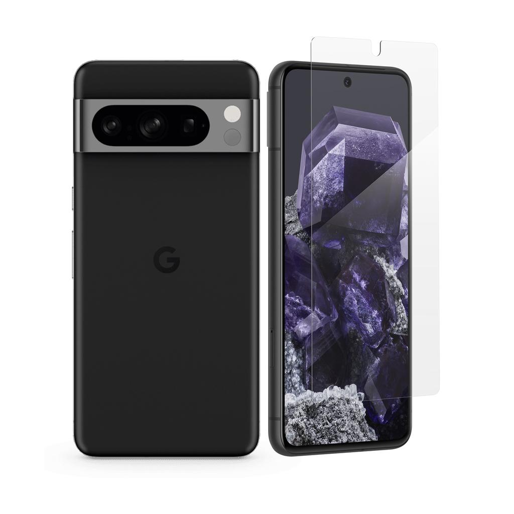 Google Pixel 8 Pro protective screen - Tempered glass - Clear Refurbished - N/A (ou "Xbase" si cela fait référence refurbished available on Backmarket