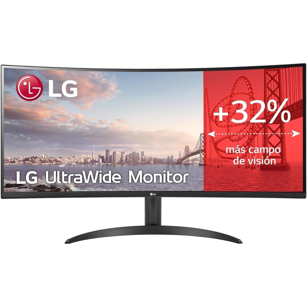 LG 34-inch Monitor 3440 x 1440 LCD (34WR50QC-B) Refurbished - LG Electronics refurbished available on Backmarket