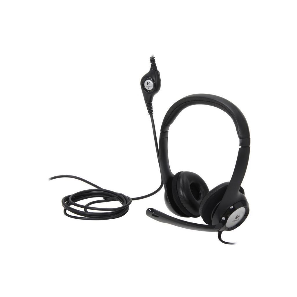 Logitech H390 Noise cancelling Headphone with microphone - Black Reconditionné - Logitech refurbished available on Backmarket