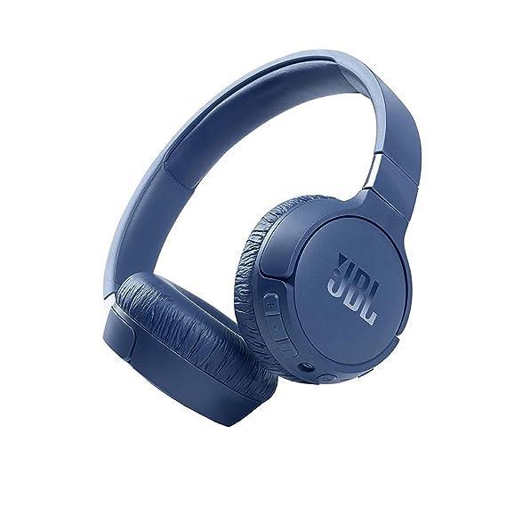 Jbl Tune 660NC Noise cancelling Headphone Bluetooth with microphone - Blue Reconditionné - JBL refurbished available on Backmarket