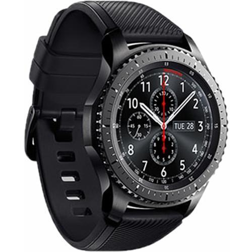 Samsung Smart Watch Galaxy Gear S3 Frontier 46mm HR GPS - Gray Reconditionné - Samsung refurbished available on Backmarket