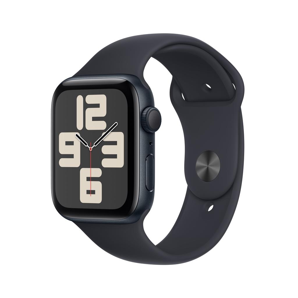 Apple Watch Series SE 2 (2022) GPS 44 mm - Aluminium Midnight - Sport band Midnight Reconditionné - Apple refurbished available on Backmarket