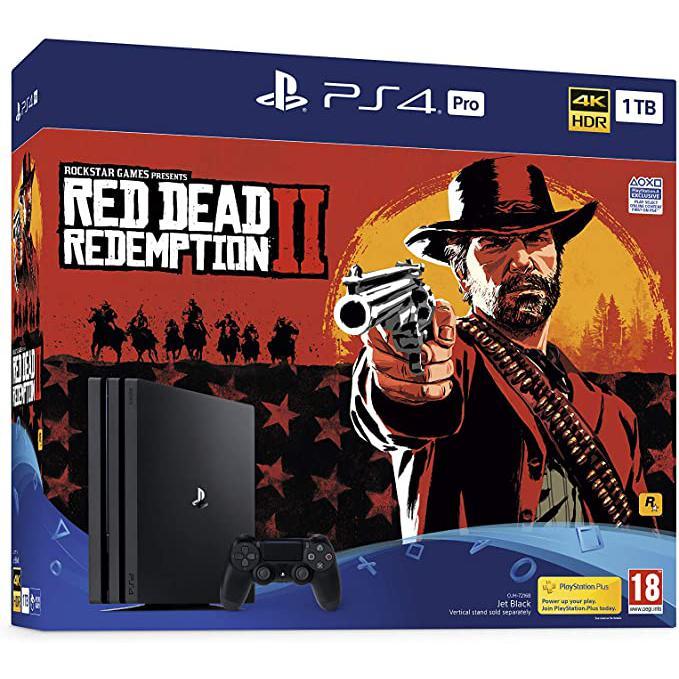 Buy PlayStation 4 Pro 1000GB - Black + Red Dead Redemption 2 Refurbished - $306.72 PlayStation 4 Pro 1000GB - Black + Red Dead Redemption 2 Refurbished - Sony refurbished available on Backmarket