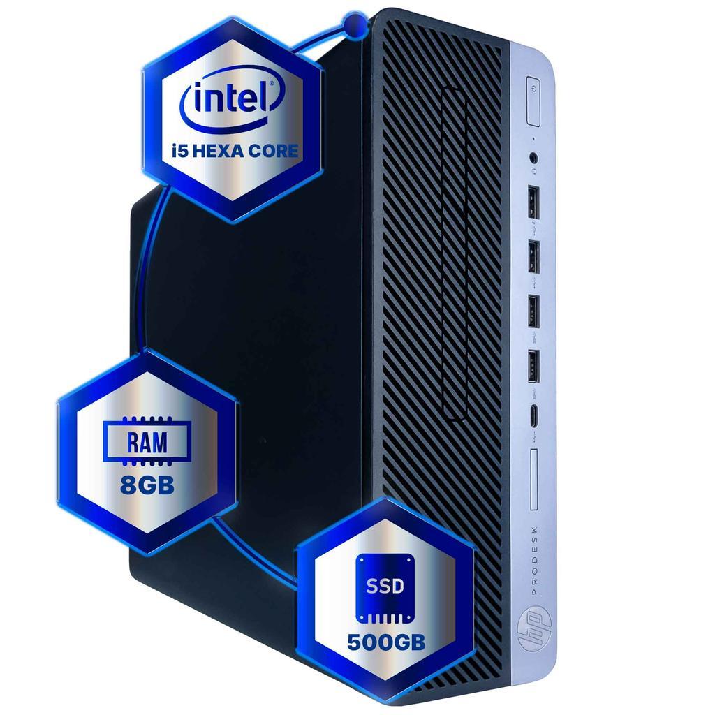 HP ProDesk 600 G4 Core i5 3 GHz - SSD 512 GB RAM 8GB Refurbished - Hewlett-Packard (ou HP en abrégé) refurbished available on Backmarket