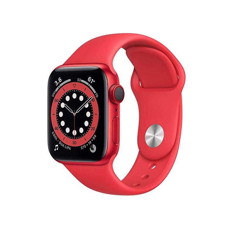 Apple Watch Series 7 (2021) GPS + Cellular 41 mm - Aluminium Red - Sport band Red Refurbished - Apple refurbished available on Backmarket