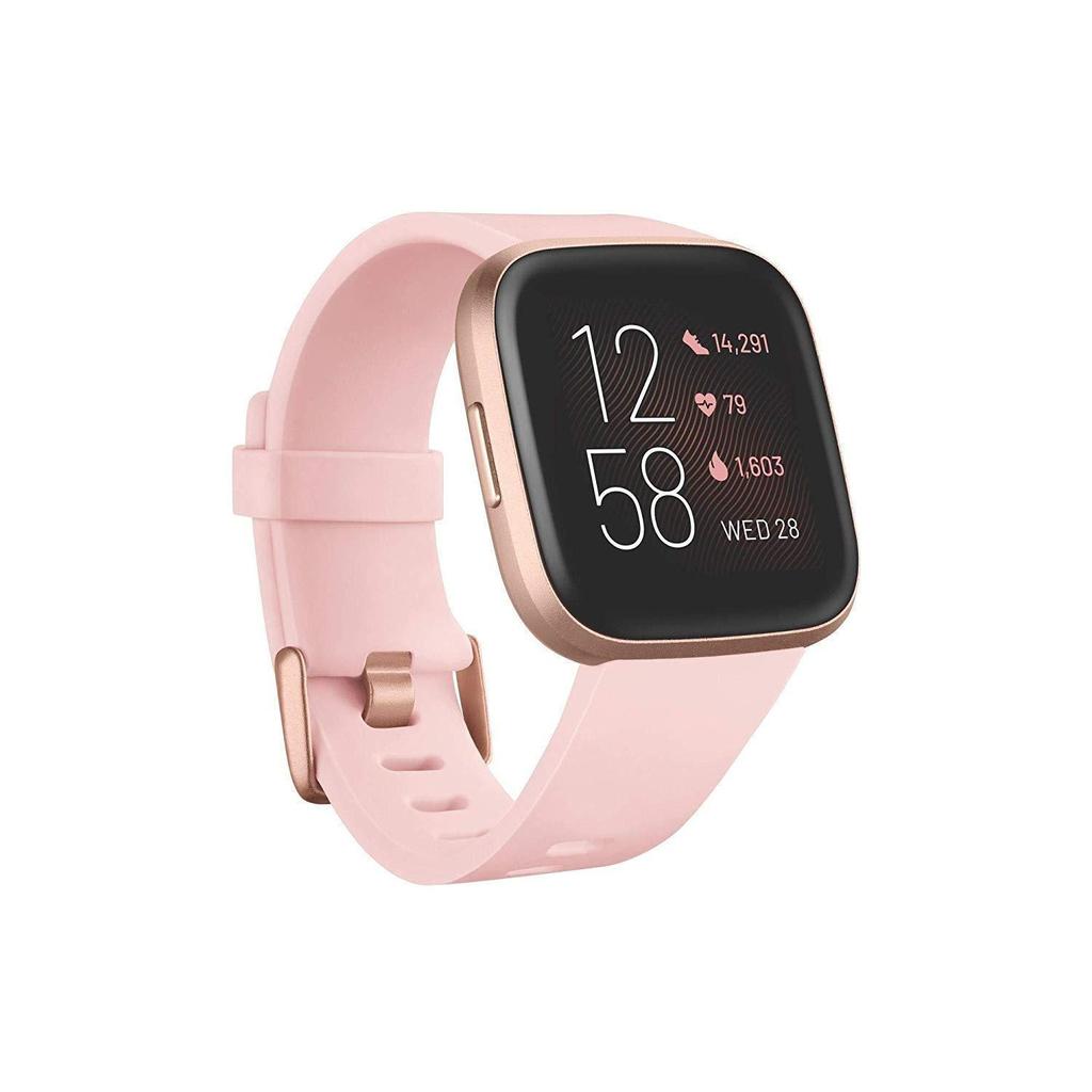 Fitbit Smart Watch Versa 2 HR GPS - Petal/Copper Rose Reconditionné - Fitbit refurbished available on Backmarket