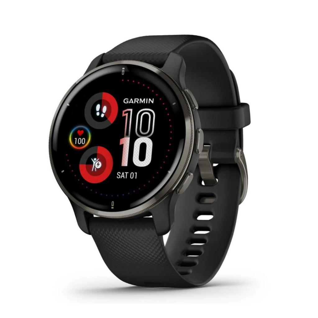 Garmin Smart Watch Venu 2 Plus HR GPS - Black Reconditionné - Garmin refurbished available on Backmarket
