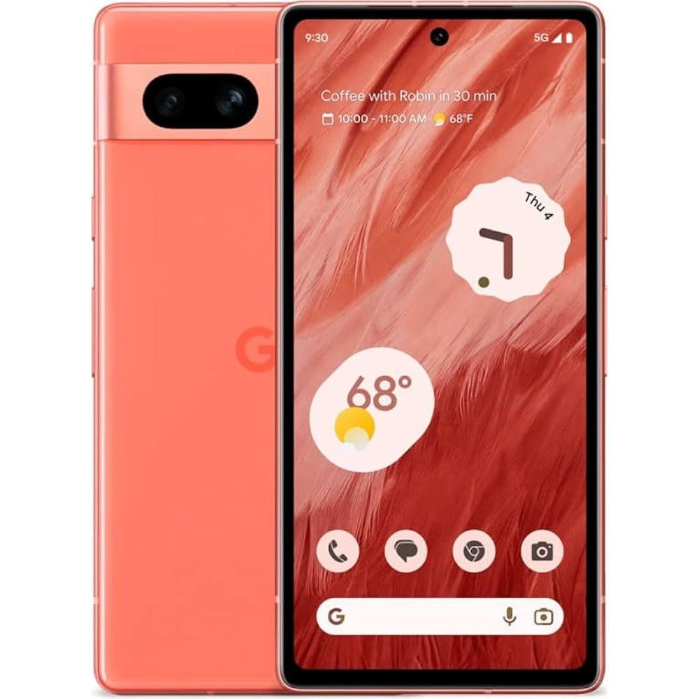 Google Pixel 7a 128GB - Coral - Unlocked Reconditionné - Google refurbished available on Backmarket