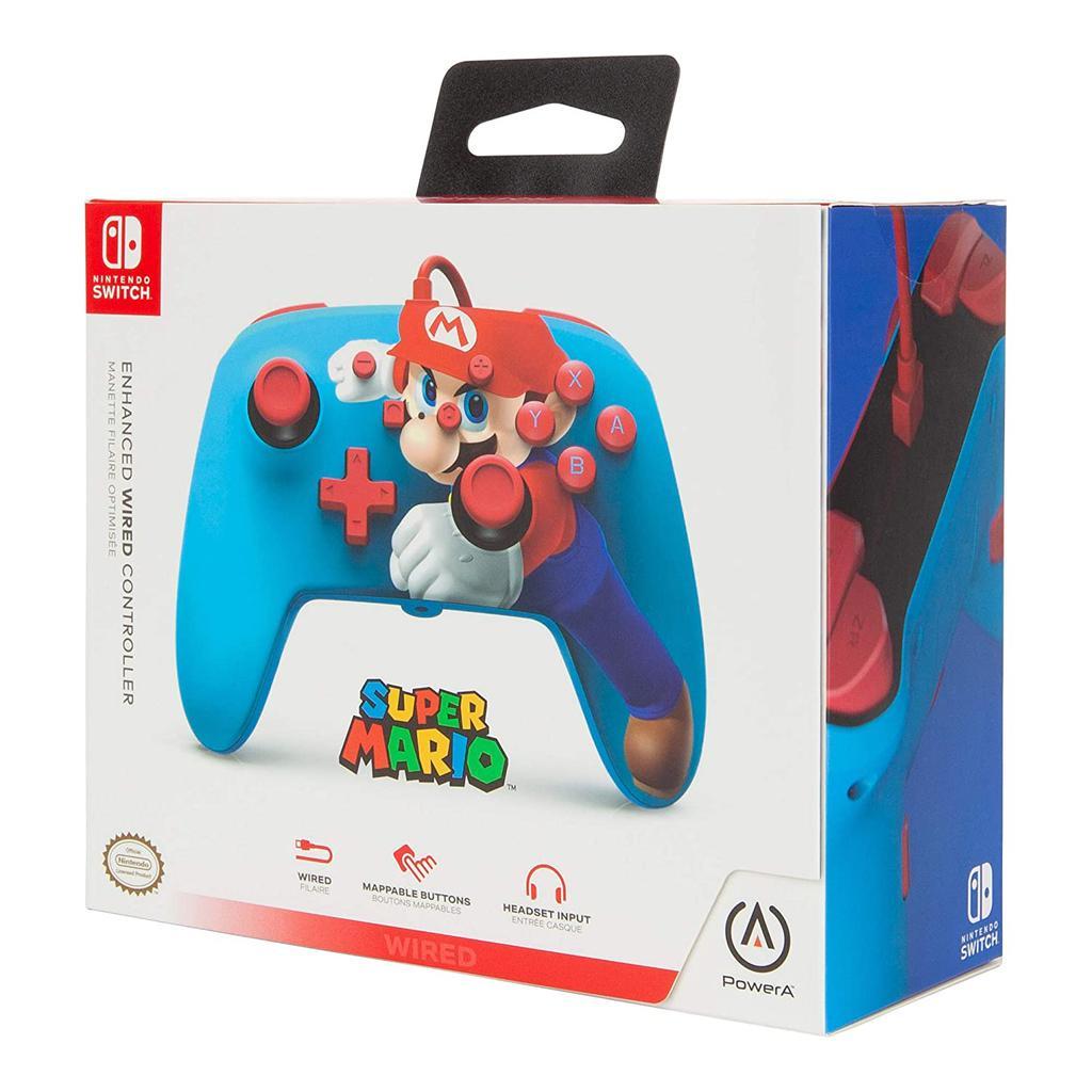 PowerA Enhanced Wired Controller for Nintendo Switch Mario Punch Refurbished - PowerA refurbished available on Backmarket
