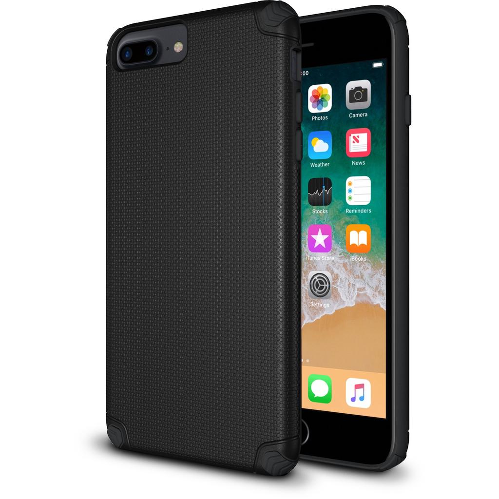 iPhone 6 Plus/iPhone 7 Plus/iPhone 8 Plus case - TPU - Rugged - Black Refurbished - N/A refurbished available on Backmarket