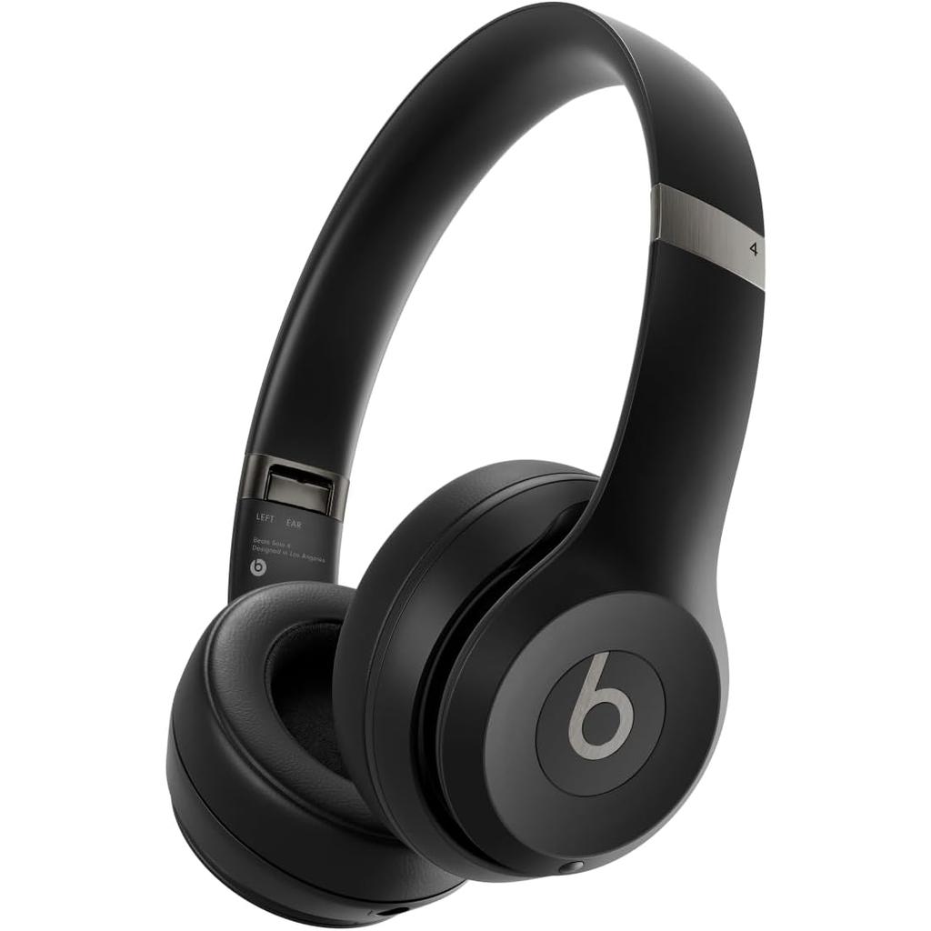 Beats Solo4 Headphone Bluetooth with microphone - Matte Black Refurbished - Beats by Dre refurbished available on Backmarket