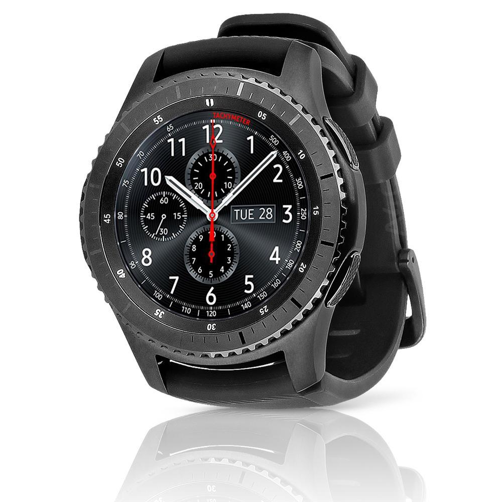 Samsung Smart Watch Watch Gear S3 Frontier HR GPS - Black Reconditionné - Samsung refurbished available on Backmarket