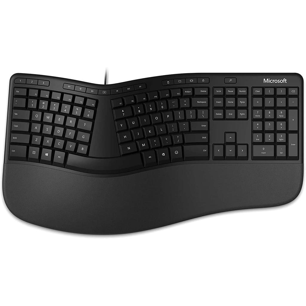 Microsoft Keyboard QWERTY Ergonomic Refurbished - Microsoft refurbished available on Backmarket