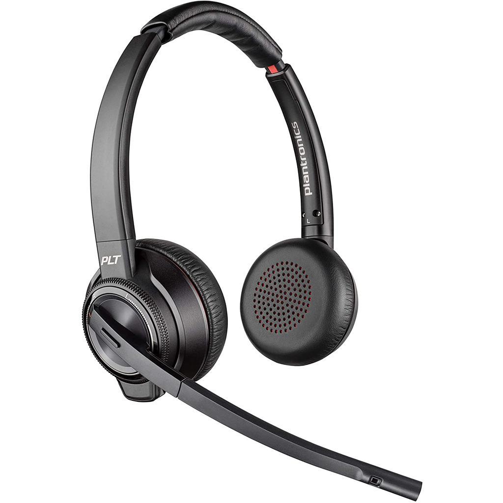 Plantronics Savi 8220 Headphone Bluetooth with microphone - Black Refurbished - Plantronics refurbished available on Backmarket
