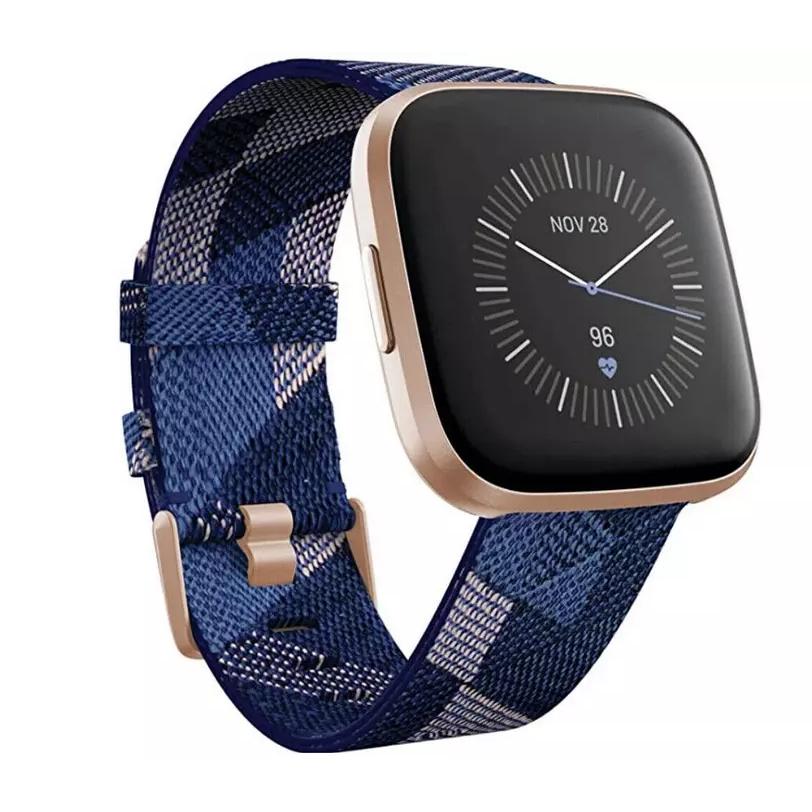 Fitbit Smart Watch Versa 2 Special Edition HR GPS - Blue Reconditionné - Fitbit refurbished available on Backmarket