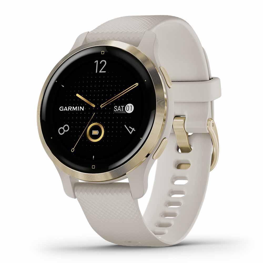 Garmin Venu 2S Bluetooth 45 mm - White/Gold Refurbished - Garmin refurbished available on Backmarket