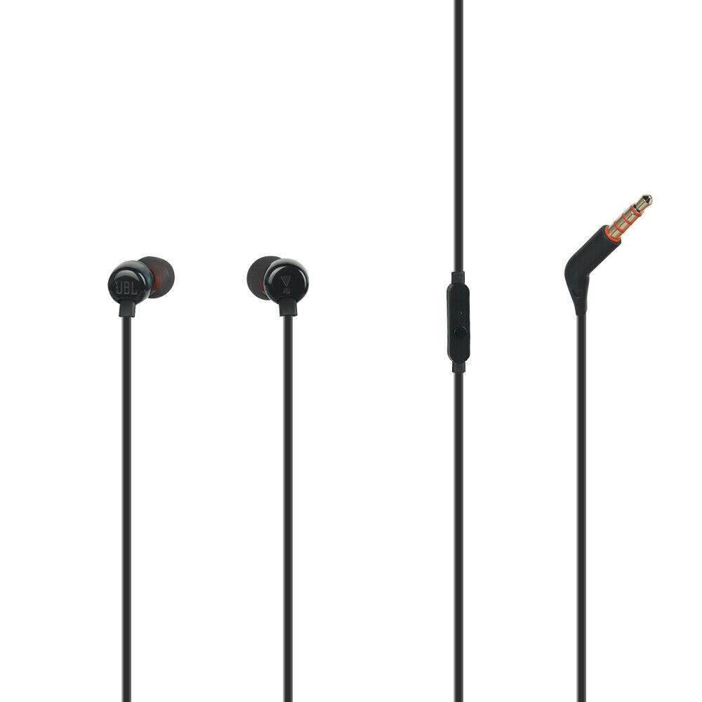 JBL T110 Earbud Earphones - Black Refurbished - JBL refurbished available on Backmarket
