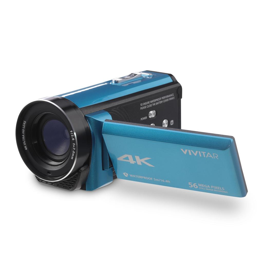 Vivitar DVR48K-BLU Camcorder - Blue Refurbished - Vivitar refurbished available on Backmarket