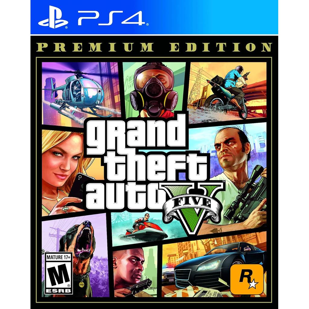 Grand Theft Auto V Premium Edition - PlayStation 4 Refurbished - Rockstar Games refurbished available on Backmarket