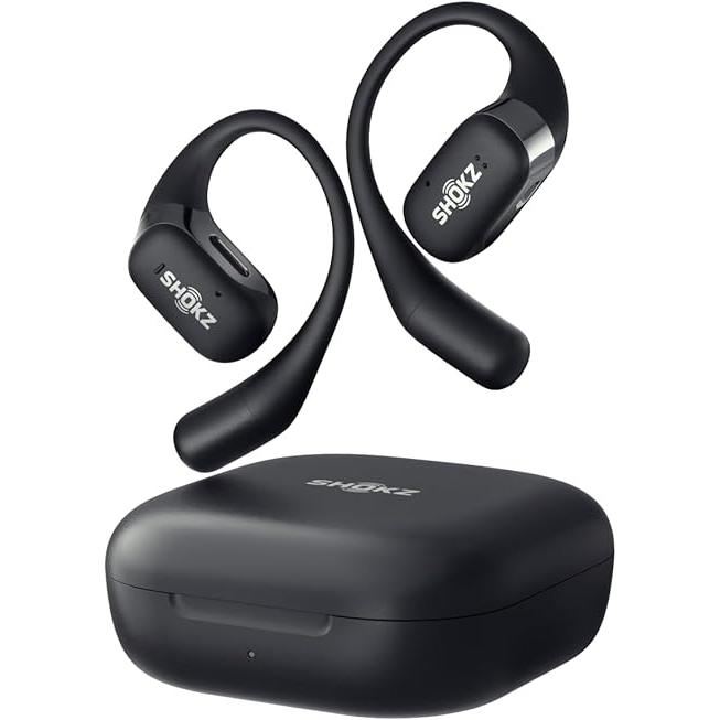 Shokz OpenFit T910 Earbud Noise-Cancelling Bluetooth Earphones - Black Refurbished - Shokz (also known as AfterShokz) refurbished available on Backmarket