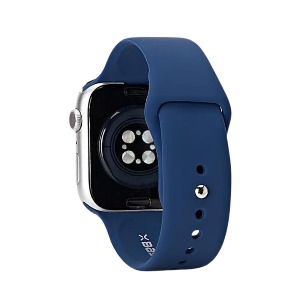Silicone Band for Apple Watch – Fits 42/44/45/49mm – Deep Blue Refurbished - N/A (ou "xBase" si vous considérez que c refurbished available on Backmarket