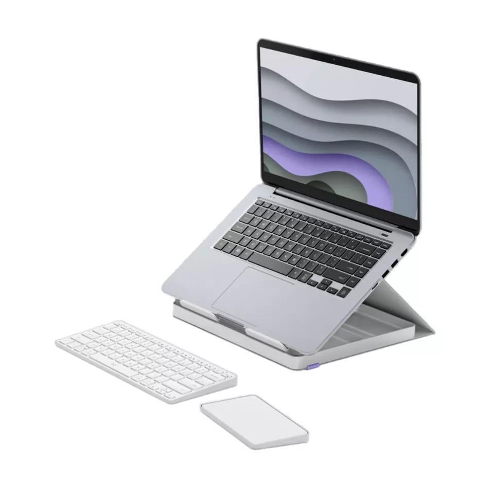 Logitech Keyboard QWERTY Wireless Casa Pop Up Desk Grey Refurbished - Logitech refurbished available on Backmarket
