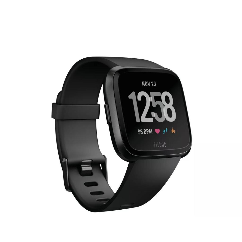 Fitbit Smart Watch Versa HR GPS - Black Reconditionné - Fitbit refurbished available on Backmarket