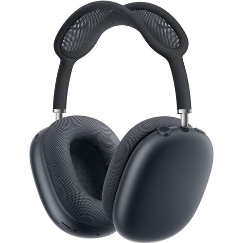 AirPods Max Noise cancelling Headphone Bluetooth with microphone - Midnight Refurbished - View 2 - Apple