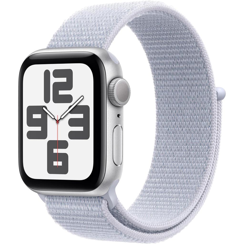 Apple Watch Series SE 2 (2022) GPS 40 mm - Aluminium Silver - Sport loop Blue Reconditionné - Apple refurbished available on Backmarket