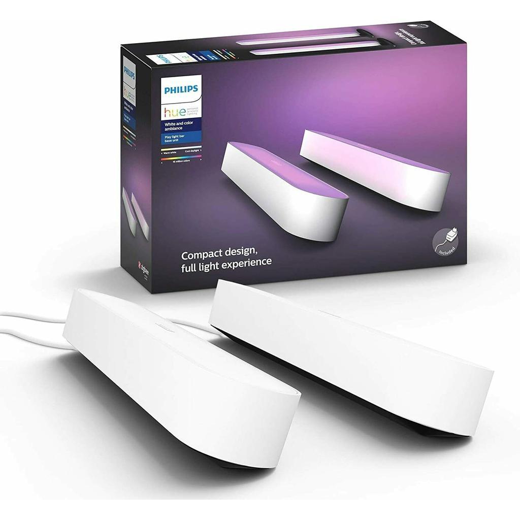 Philips Hue Play White & Color Smart Light 2 Pack Base Kit 7820231U7 Connected devices Reconditionné - Philips refurbished available on Backmarket