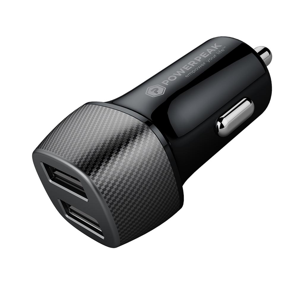 Powerp Rapid Vehicle Dual Port Charger With 4ft. Braided Lightning Charge & Sync Cable Smartphone Accessories Refurbished - N/A (Il n'y a pas assez d'in refurbished available on Backmarket