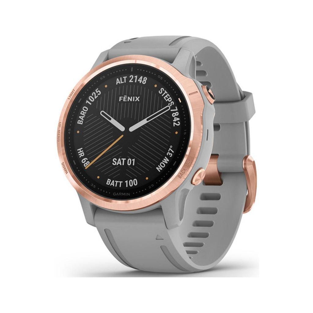 Garmin Smart Watch Fenix 6S Sapphire HR GPS - Rose Gold / Gray Reconditionné - Garmin refurbished available on Backmarket