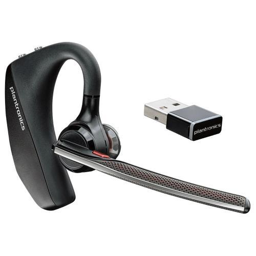 Plantronics Voyager 5200 UC-R Noise cancelling Headphone Bluetooth with microphone - Black Refurbished - Plantronics refurbished available on Backmarket