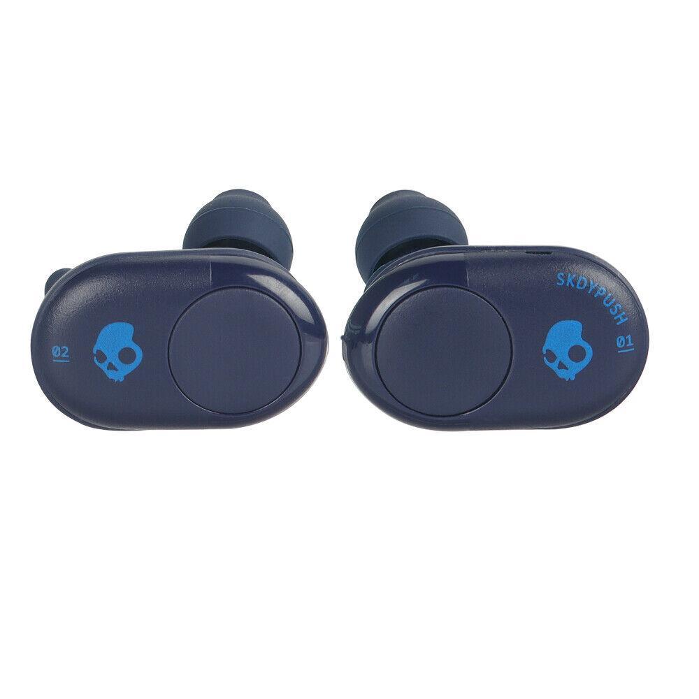 Skullcandy Push True Wireless Earbud Bluetooth Earphones - Blue Reconditionné - Skullcandy refurbished available on Backmarket