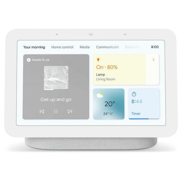 Home Hub Nest Hub with Google Assistant GA00516US Bluetooth speakers - White Refurbished - Google refurbished available on Backmarket